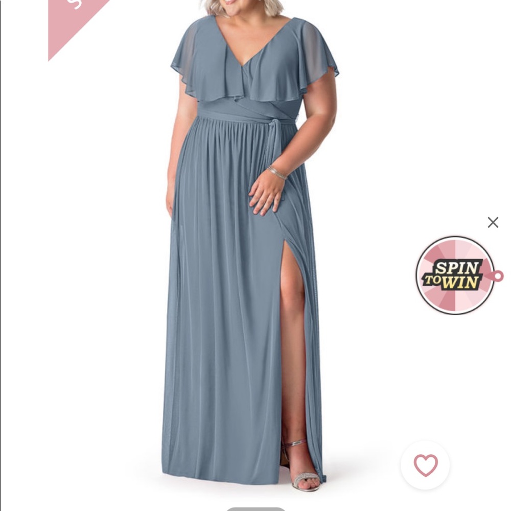 Azazie Jael bridesmaid dress in Dusty Blue